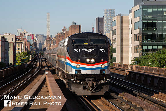 Amtrak Empire Service to Grand Central Terminal, Harlem-125 Street, New York, New York