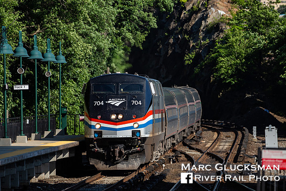Amtrak Empire Service to Grand Central Terminal, Spuyten Duyvil, New York, New York