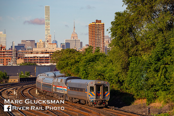 Amtrak Empire Service to Grand Central Terminal, Mott Haven, Bronx, New York