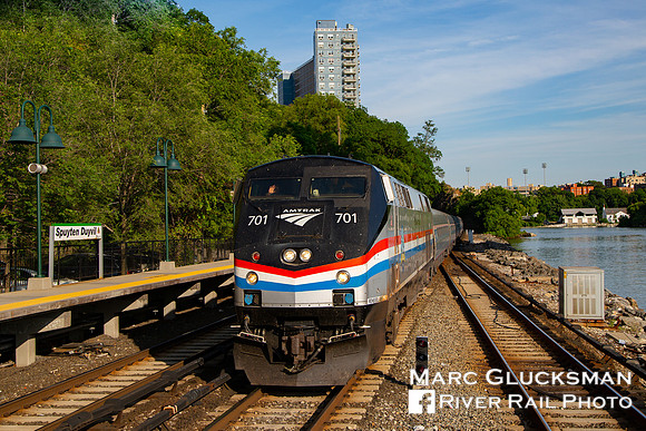 Amtrak Empire Service to Grand Central Terminal, Spuyten Duyvil, New York, New York