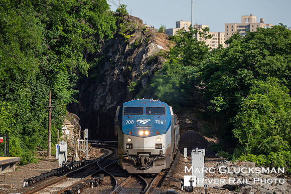 Amtrak Empire Service to Grand Central Terminal,  Spuyten Duyvil, New York, New York