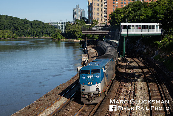 Amtrak Empire Service to Grand Central Terminal,  Marble Hill, New York, New York