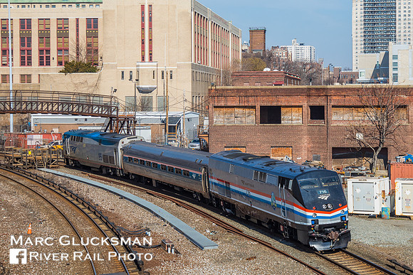 Amtrak Empire Service to Grand Central Terminal, Mott Haven, Bronx, New York