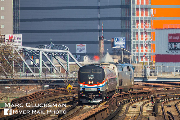 Amtrak Empire Service to Grand Central Terminal, Harlem-125 Street, New York, New York