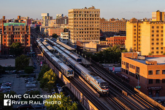 Amtrak Empire Service to Grand Central Terminal, Harlem-125 Street, New York, New York