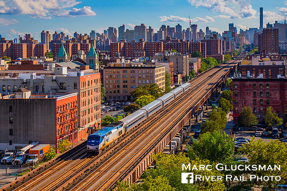 Amtrak Empire Service to Grand Central Terminal, Harlem-125 Street, New York, New York