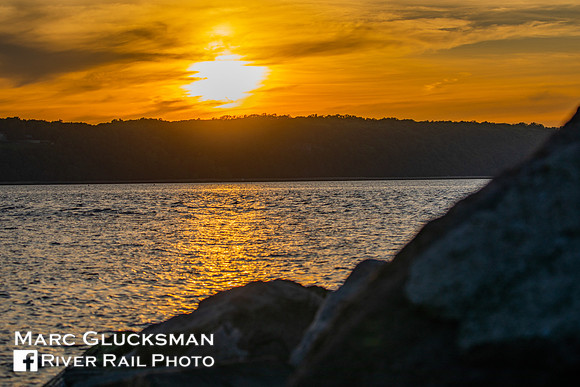 Sunset, Hudson River, Dobbs Ferry, New York