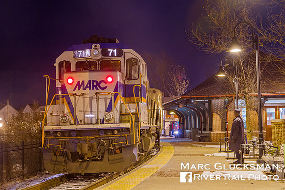 MARC Train 895, MARC 71, Frederick, Maryland