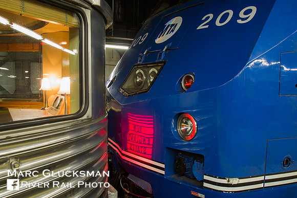 Webb Rail former New York Central car "Babbling Brook" in Grand Central Terminal, New York, N New Yo