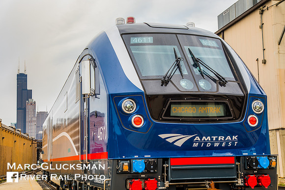 Amtrak Midwest Siemens SC-44 Charger IDTX 4611, Chicago, Illinois