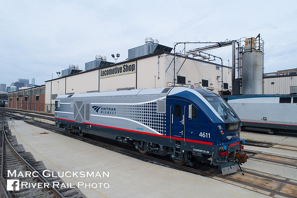 Amtrak Midwest Siemens SC-44 Charger IDTX 4611, Chicago, Illinois