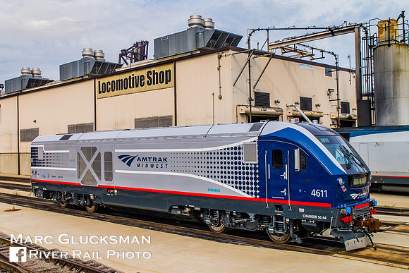Amtrak Midwest Siemens SC-44 Charger IDTX 4611, Chicago, Illinois