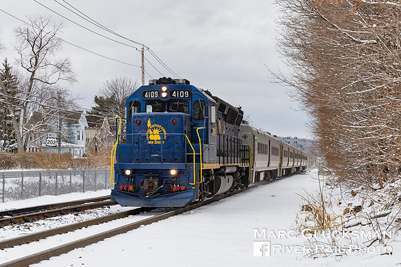 NJT Train 1719, NJTR 4109 (CNJ Tribute), Suffern, New York