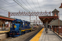 NJ Transit CNJ Railroad 4109 Heritage Engine, Newark, New Jersey