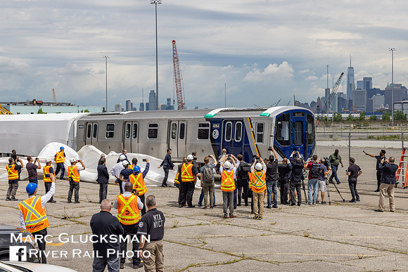 MTA NYCT Subway, R-211A delivery, South Brooklyn Marine Terminal