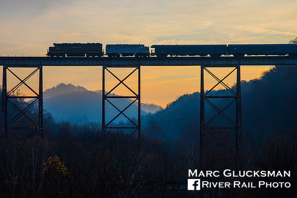 Clinchfield 3432, 2017 CSX Santa Train, Copper Creek, Duffield, Virginia