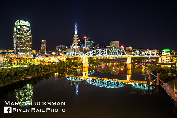 John Seigenthaler Pedestrian Bridge, Nashville, Tennessee