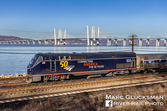Amtrak 236 AMTK 100 (50th Ann/Midnight Blue), Tarrytown, New York