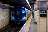 MTA NYCT Subway R211T 4045, Euclid Avenue, Brooklyn, New York