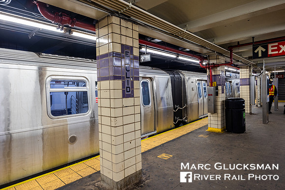 MTA NYCT Subway R211T Euclid Avenue, Brooklyn, New York