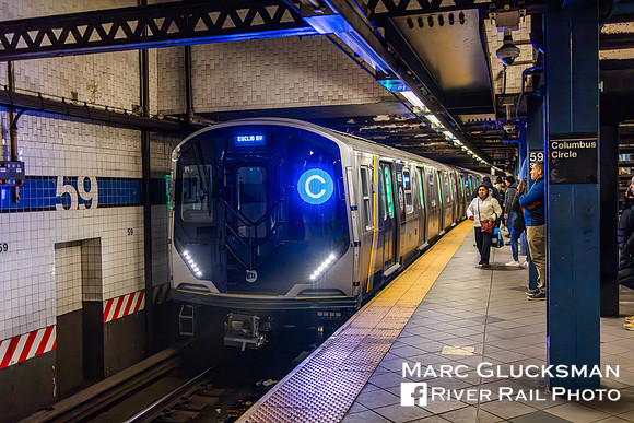 MTA NYCT Subway R211T 4055, 59 Street Station, New York, New York