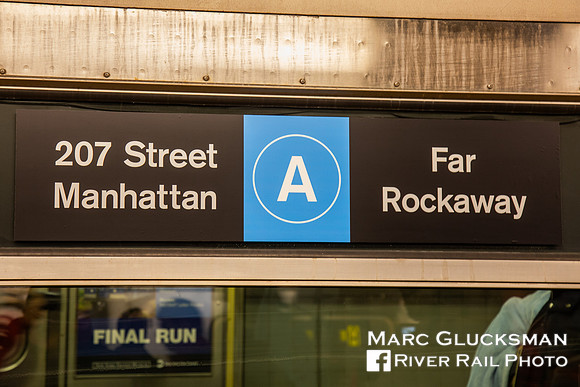 MTA NYCT Subway Farewell To The R-42s