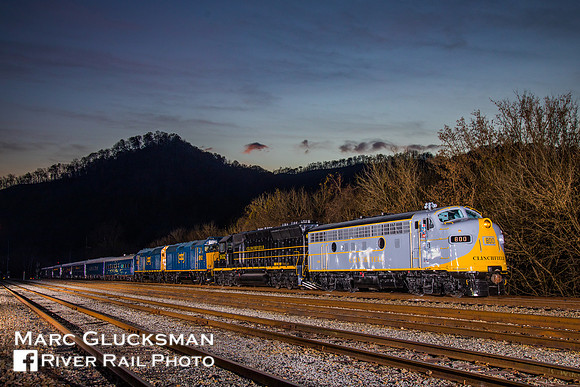 Clinchfield 800, The Santa Train, CSX, Shelbiana, Kentucky