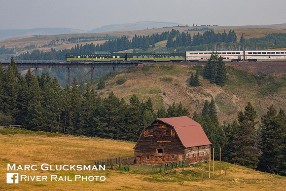 Webb Rail at Two Medicine River, East Glacier Park, Montana