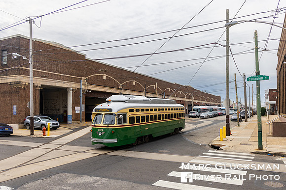 SEPTA SPAX 2324, Callowhill Carhouse Philadelphia, Pennsylvania