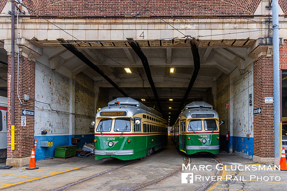 SEPTA SPAX 2324 2326, Callowhill Carhouse Philadelphia, Pennsylvania