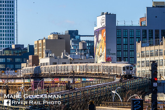 MTA NYCT Subway, R-42, Marcy Avenue, Brooklyn, New York