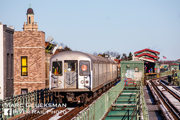 MTA NYCT Subway, R-42, Cleveland Street, Brooklyn, New York