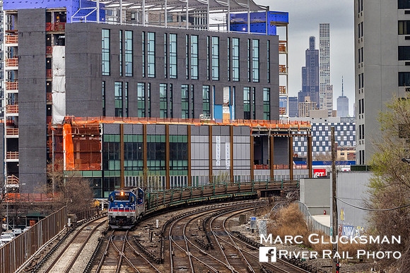 MTA Metro-North Railroad Rail Train, MNCW 103 102, Bronx, New York
