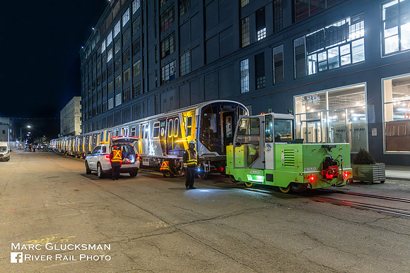 MTA NYCT Subway R-211A Delivery, Brooklyn, New York