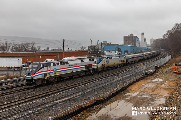 Amtrak Train 280, Ludlow, Yonkers, New York