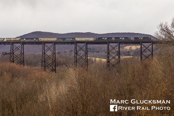 Norfolk Southern K72, NS 4601, Moodna Viaduct, Salisbury Mills, New York