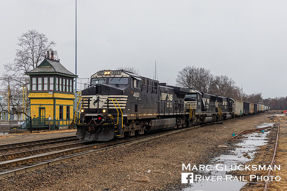 Norfolk Southern K72, NS 4601, WC Tower, Waldwick, New Jersey