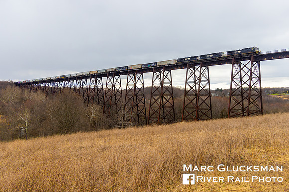 Norfolk Southern K72, NS 4601, Moodna Viaduct, Salisbury Mills, New York