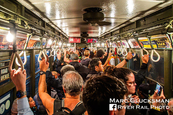MTA NYCT Subway/NYTM, Baseball Nostalgia Special, Lo-V, Yankee Stadium, Bronx, New York