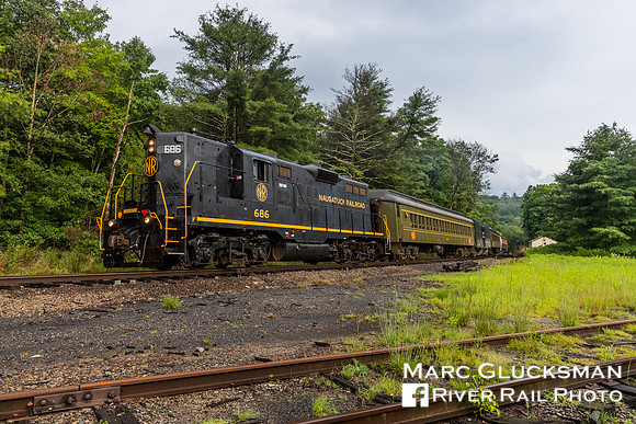 Naugatuck Railroad RMNE, NAUG 686, Litchfield, Connecticut
