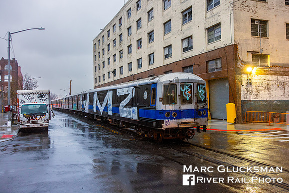 NYNJ Rail, NYCT R46s, 39 Street-1 Avenue, Brooklyn, New York