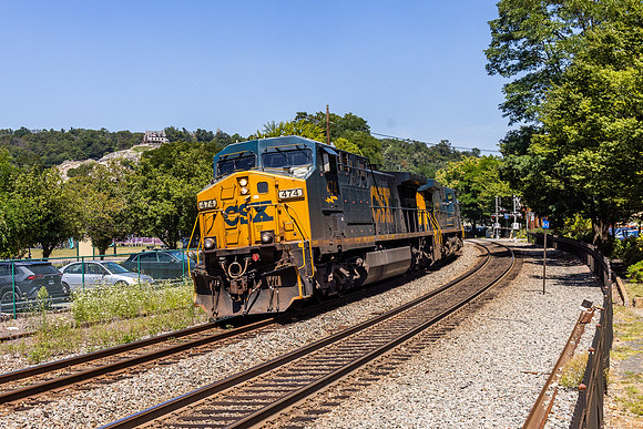 CSX M702 CSXT 474 477, Oscawana Island, Croton-On-Hudson, New York