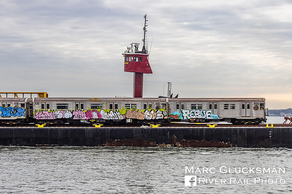 NYNJ Rail, McAllister Towing Bruce McAllister, MTA NYCT Subway R32, New York Harbor