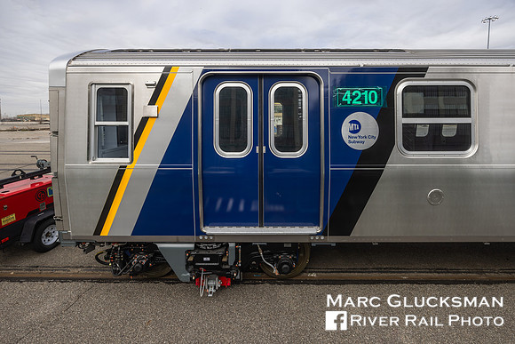 MTA NYCT Subway R211A 4210, NYNJ Rail, South Brooklyn Marine Terminal, Brooklyn, New York