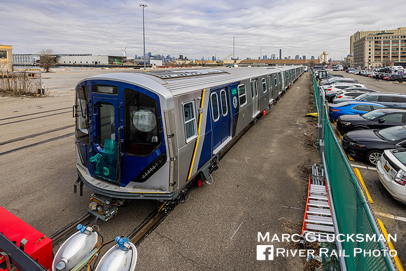 MTA NYCT Subway R211A 4210, NYNJ Rail, South Brooklyn Marine Terminal, Brooklyn, New York