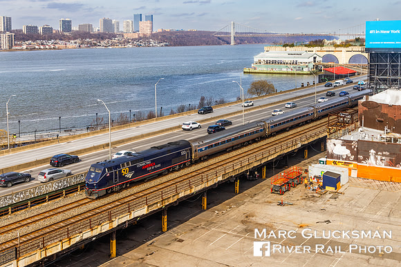 Amtrak Train 280 AMTK 100, New York, New York