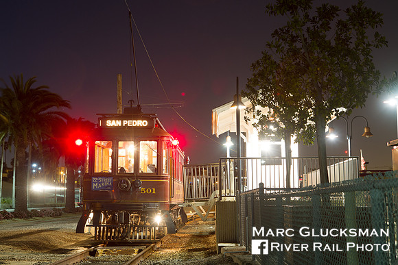 Waterfront Red Car 501, San Pedro, California