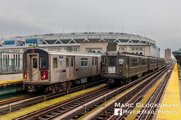 R-142 1101/Lo-V 5443, 161 Street-Yankee Stadium, Bronx, New York