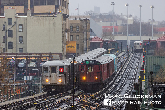 R-62A 2441/R-36WF 9586, 207 Street Station, New York, New York