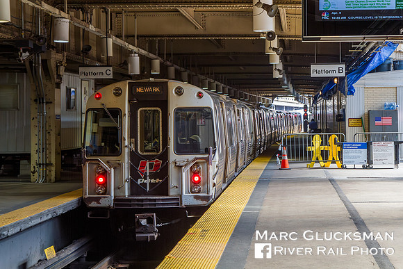PATH PA-4 840, Newark Penn Station, Newark, New Jersey